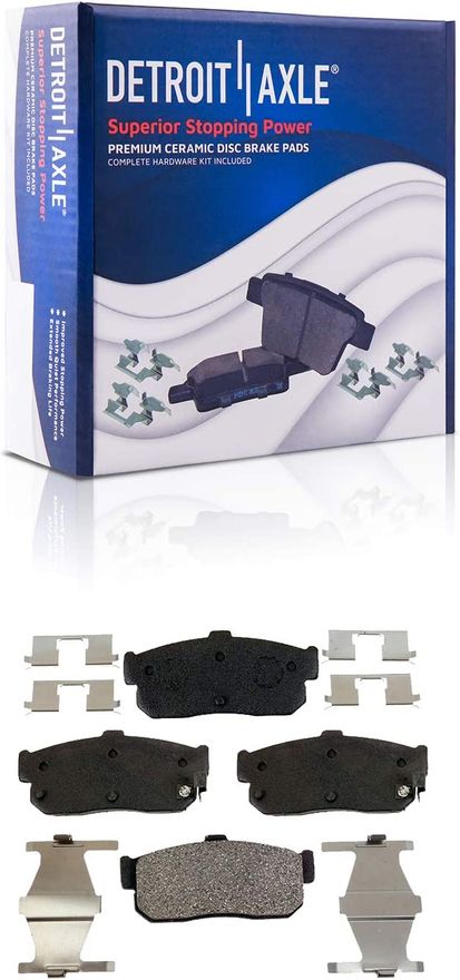 Rear Ceramic Brake Pads - P-540 x2