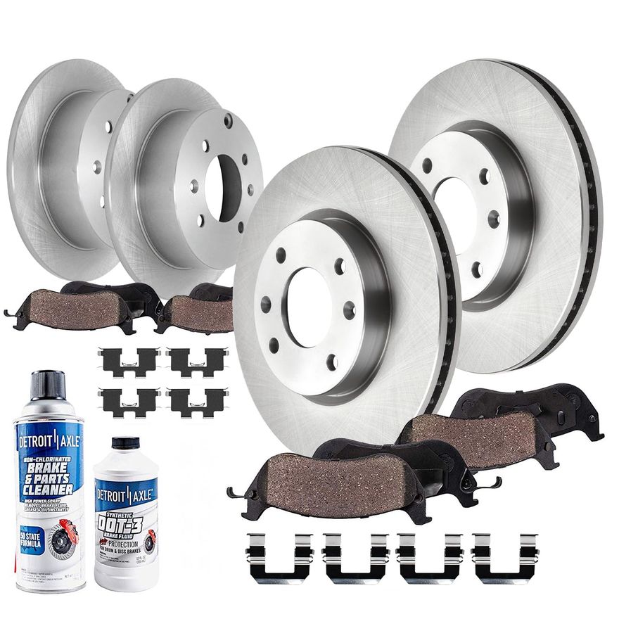 Main Image - Front Rear Rotors Brake Pads