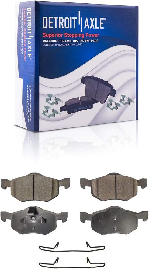 Front Ceramic Brake Pads - P-843 x2