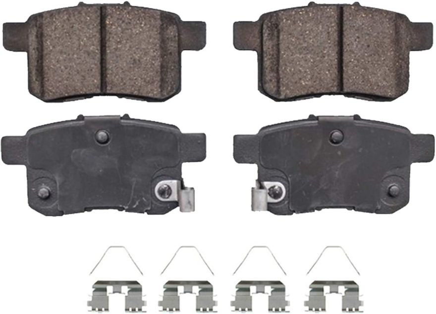 Rear Ceramic Brake Pads -P-1451 x2