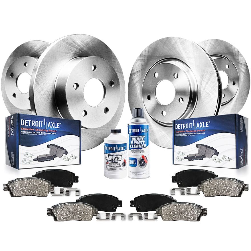 Main Image - Front Rear Rotors Pads Kit