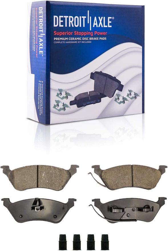 Rear Ceramic Brake Pads - P-858 x2