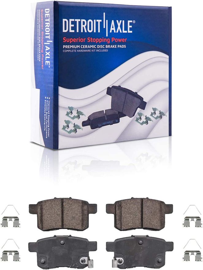 Rear Ceramic Brake Pads - P-1114 x2