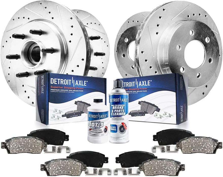 Main Image - Front Rear Rotors Brake Pads