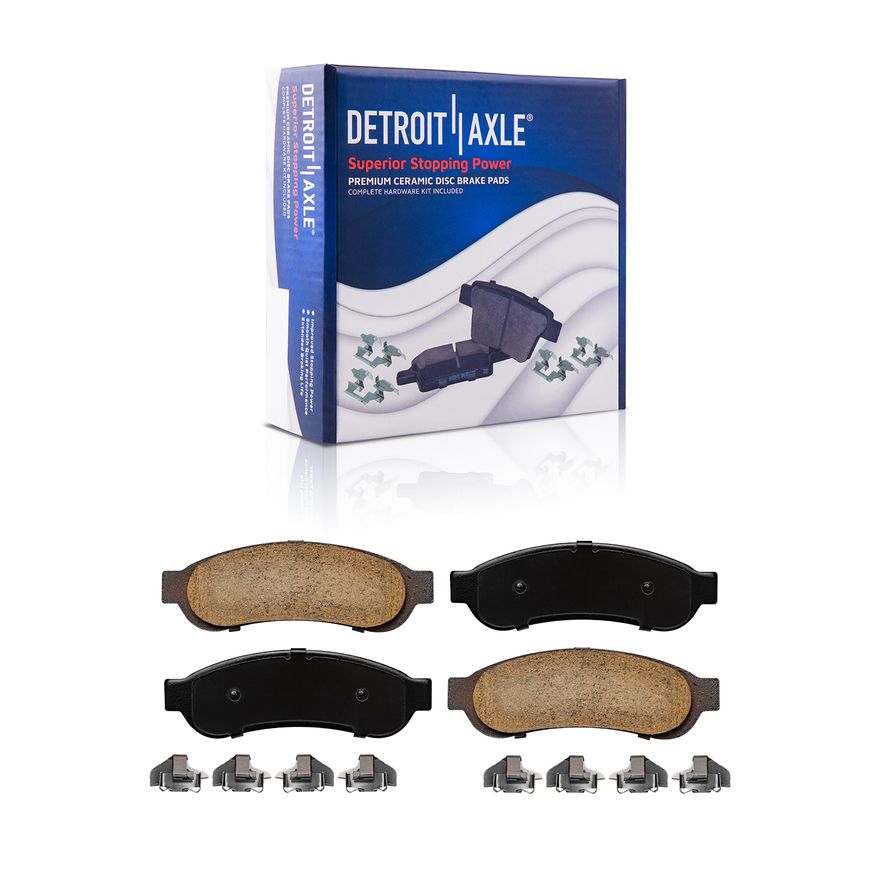Rear Ceramic Brake Pads - P-1067 x2