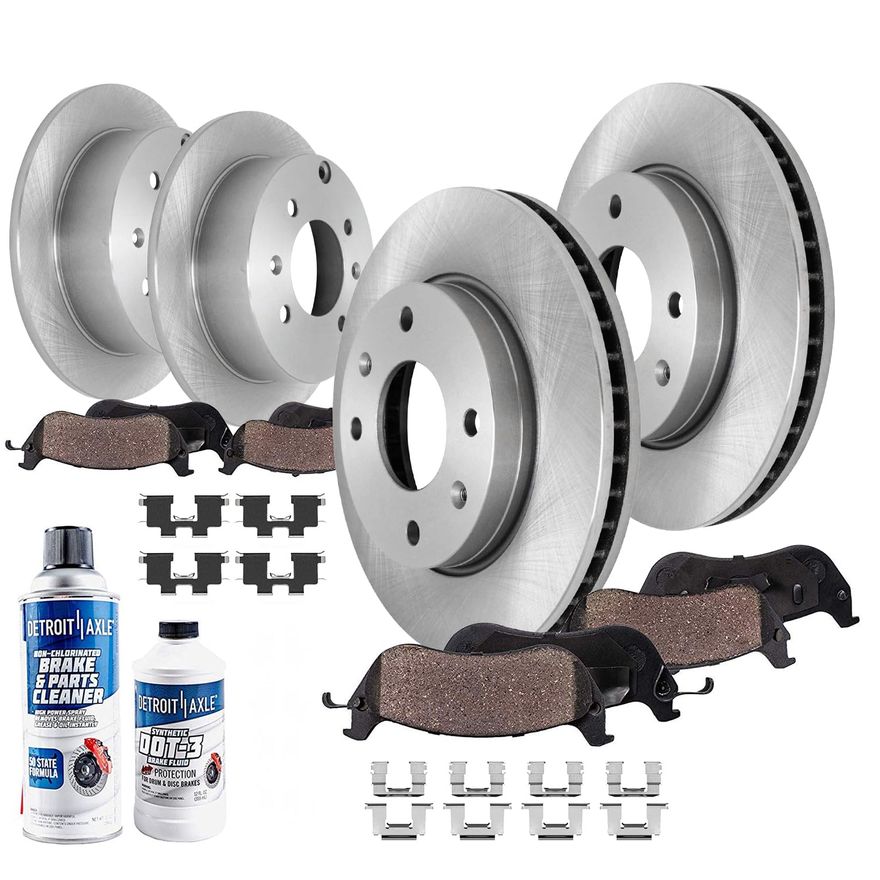 Main Image - Front Rear Rotors Brake Pads