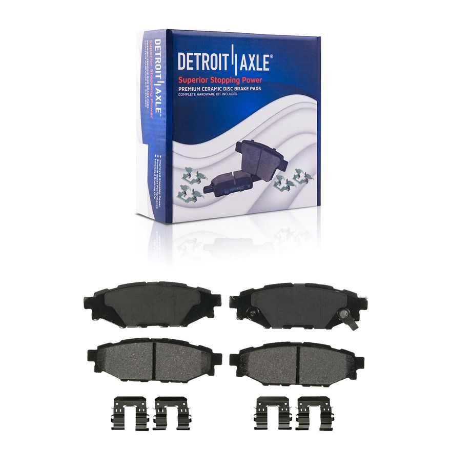 Rear Ceramic Brake Pad - P-1114 x2