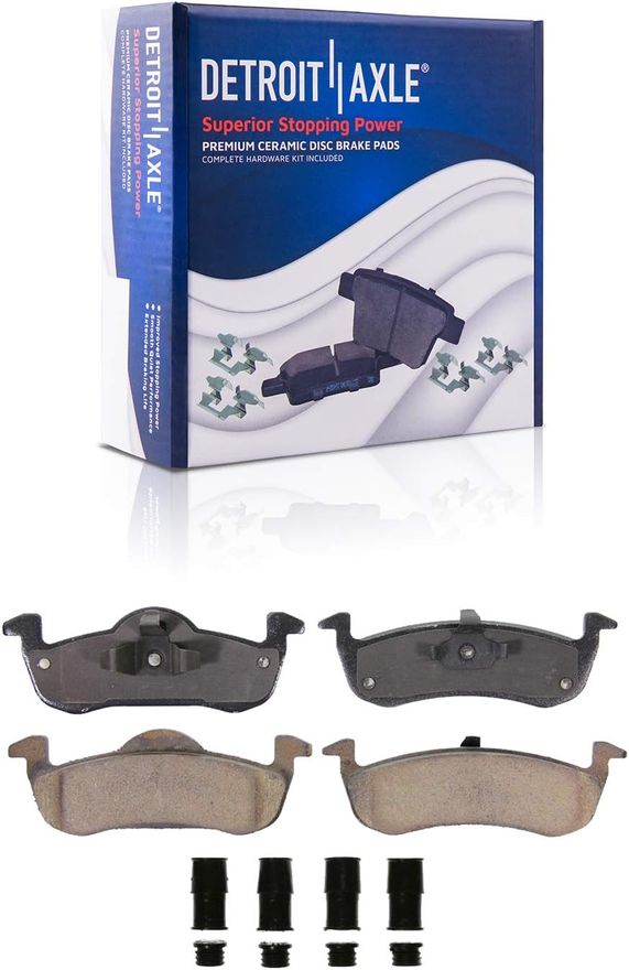 Rear Ceramic Brake Pads - P-1279 x2