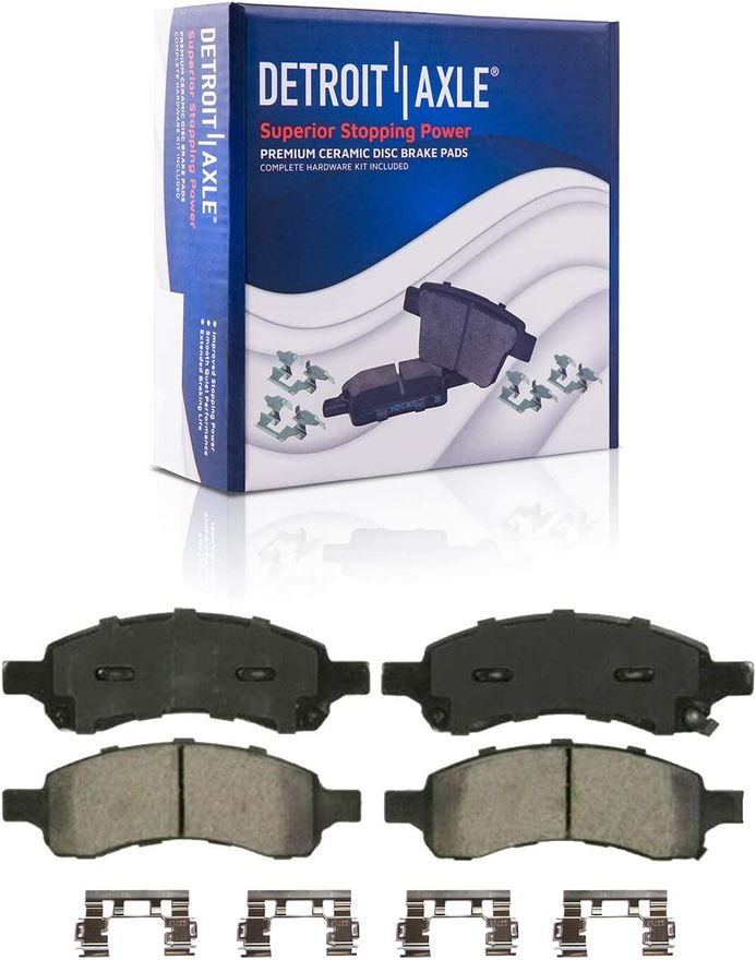 Front Ceramic Brake Pads - P-1169 x2