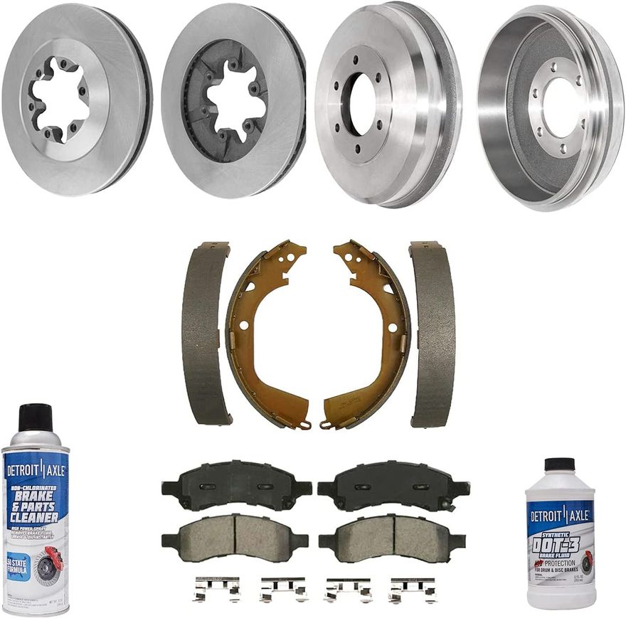 Main Image - Front & Rear Rotors Brake Pads