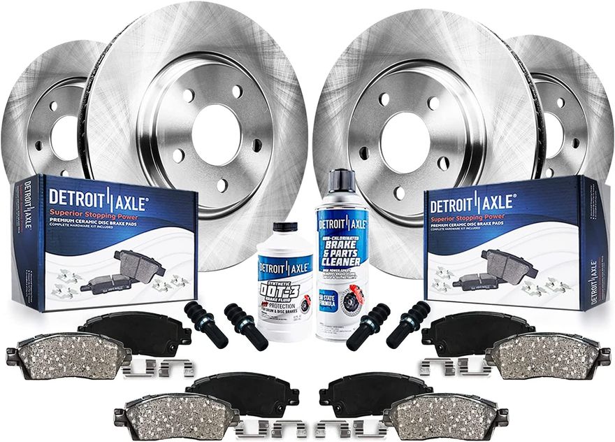 Main Image - Front Rear Rotors Brake Pads