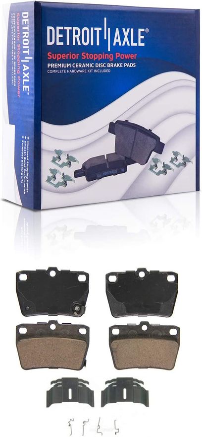 Rear Ceramic Brake Pad - P-1051 x2