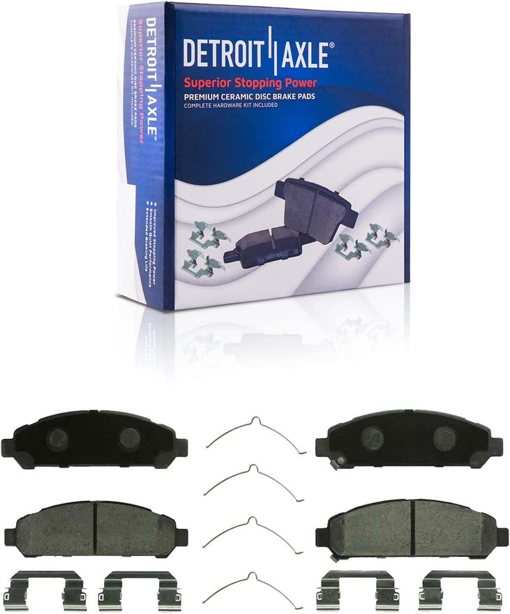 Front Ceramic Brake Pads - P-1401 x2