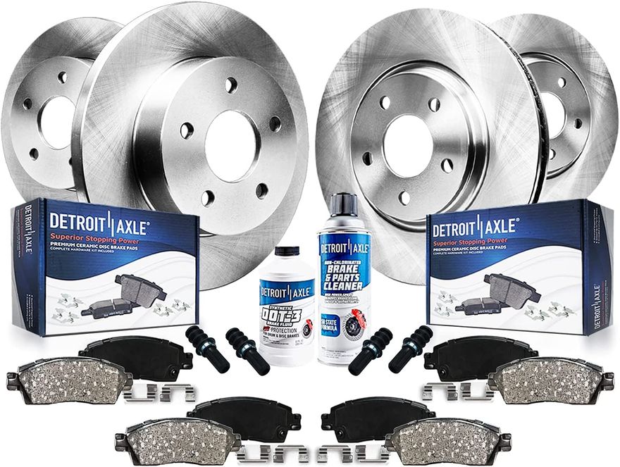 Main Image - Front Rear Rotors Brake Pads