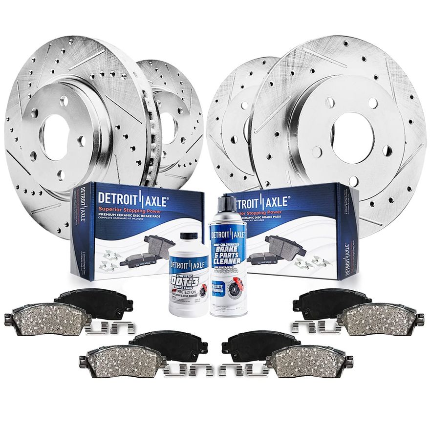 Main Image - Front Rear Rotors Brake Pads