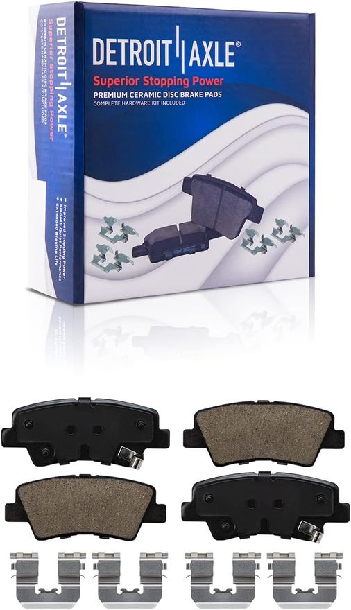 Rear Ceramic Brake Pads - P-1445 x2