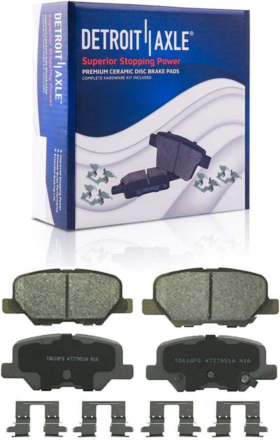 Rear Ceramic Brake Pads - P-1679 x2