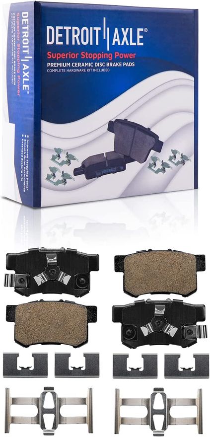 Rear Ceramic Brake Pads - P-1086 x2