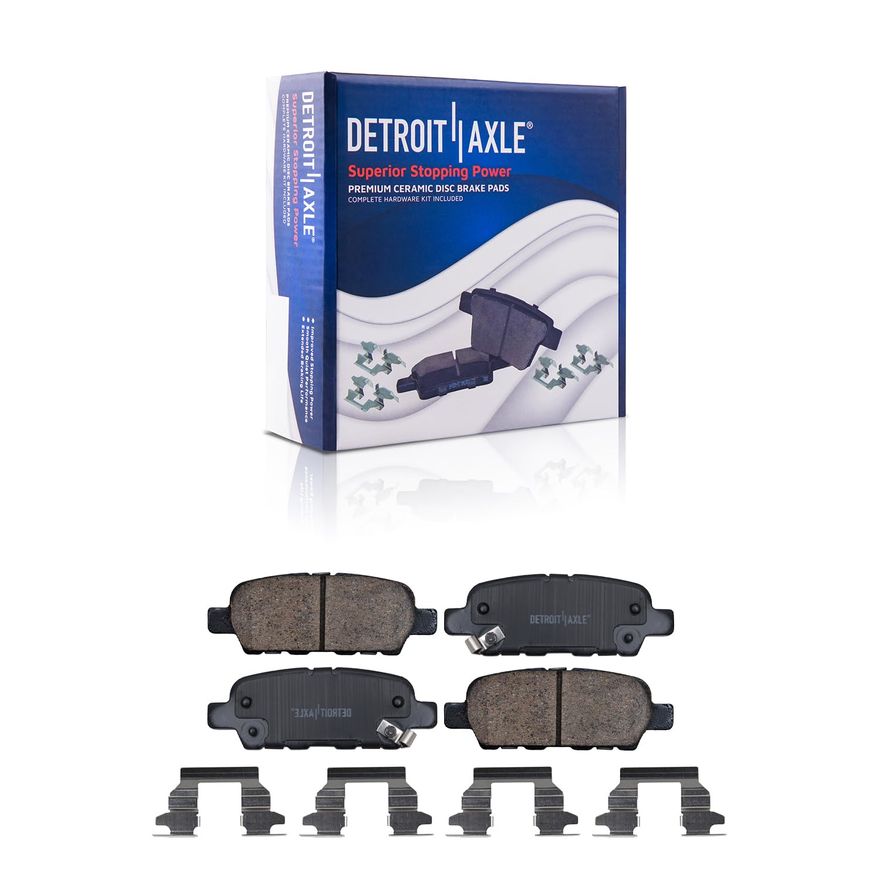 Rear Ceramic Brake Pads - P-1393 x2