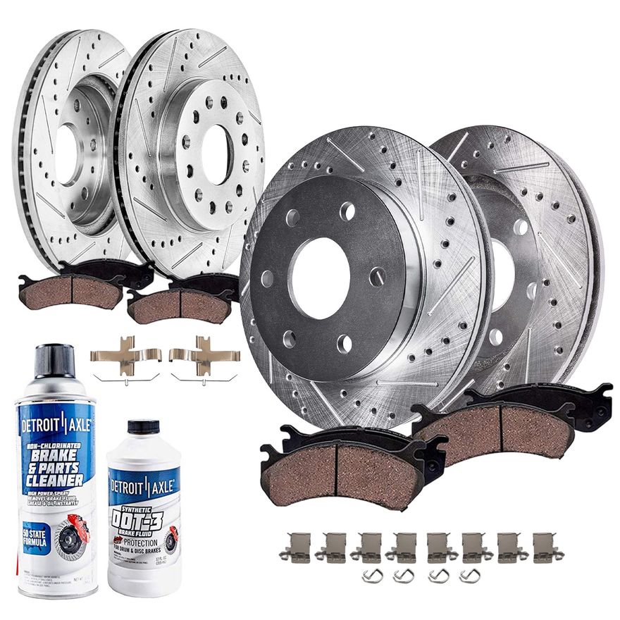 Main Image - Front Rear Rotors Brake Pads