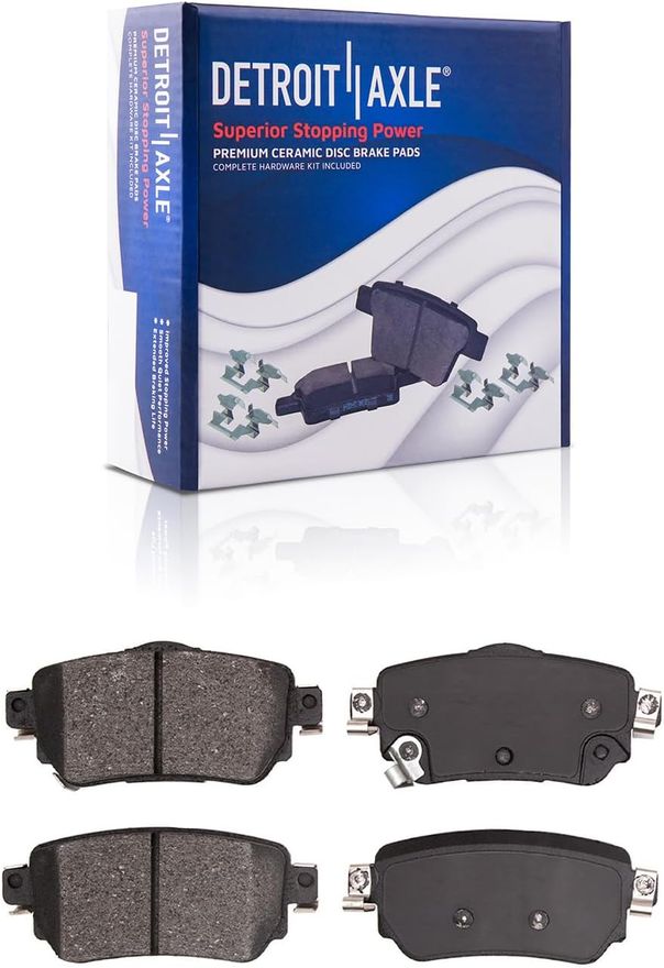 Rear Ceramic Brake Pad - P-1965 x2