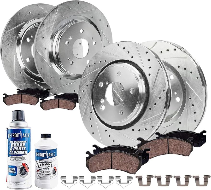 Main Image - Front Rear Rotors Brake Pads