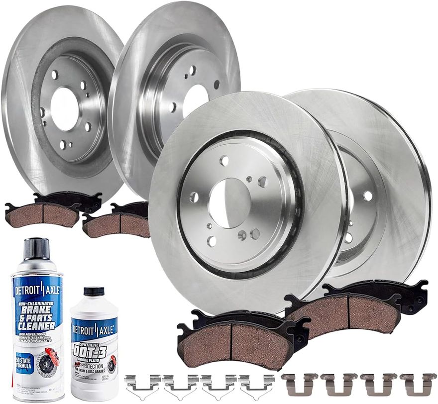 Main Image - Front Rear Rotors Brake Pads