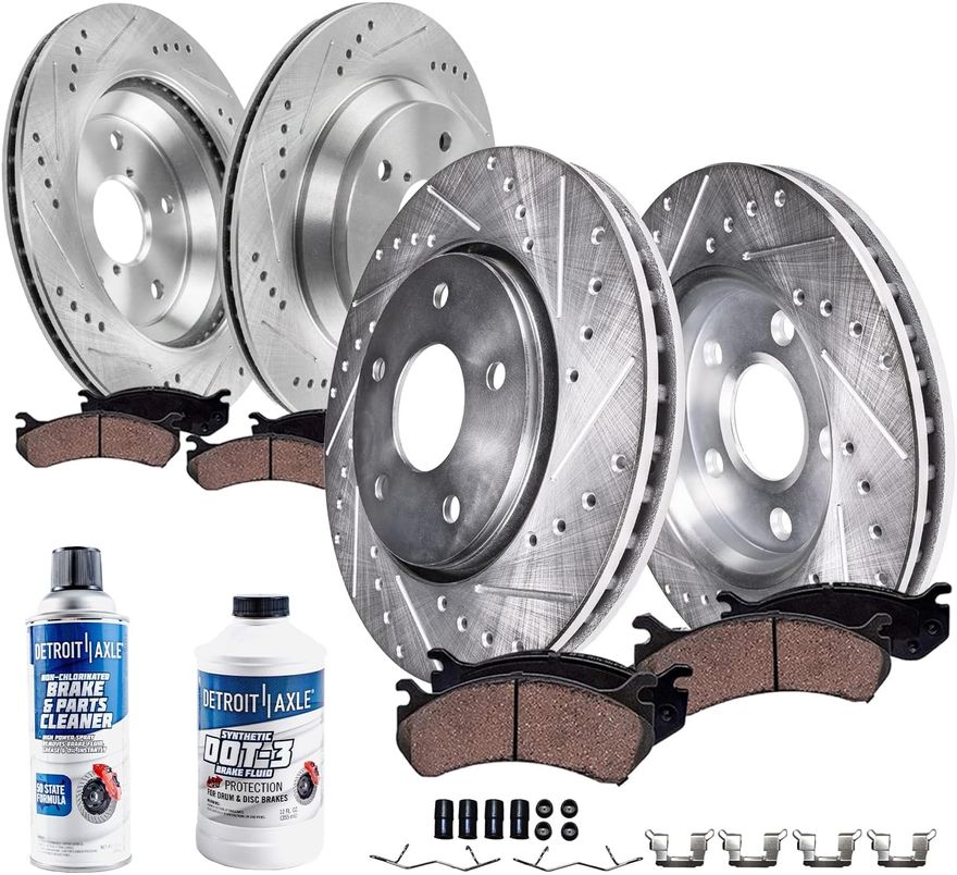 Main Image - Front Rear Rotors Brake Pads
