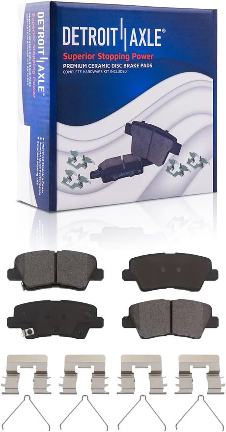 Rear Ceramic Brake Pad - P-1813 x2