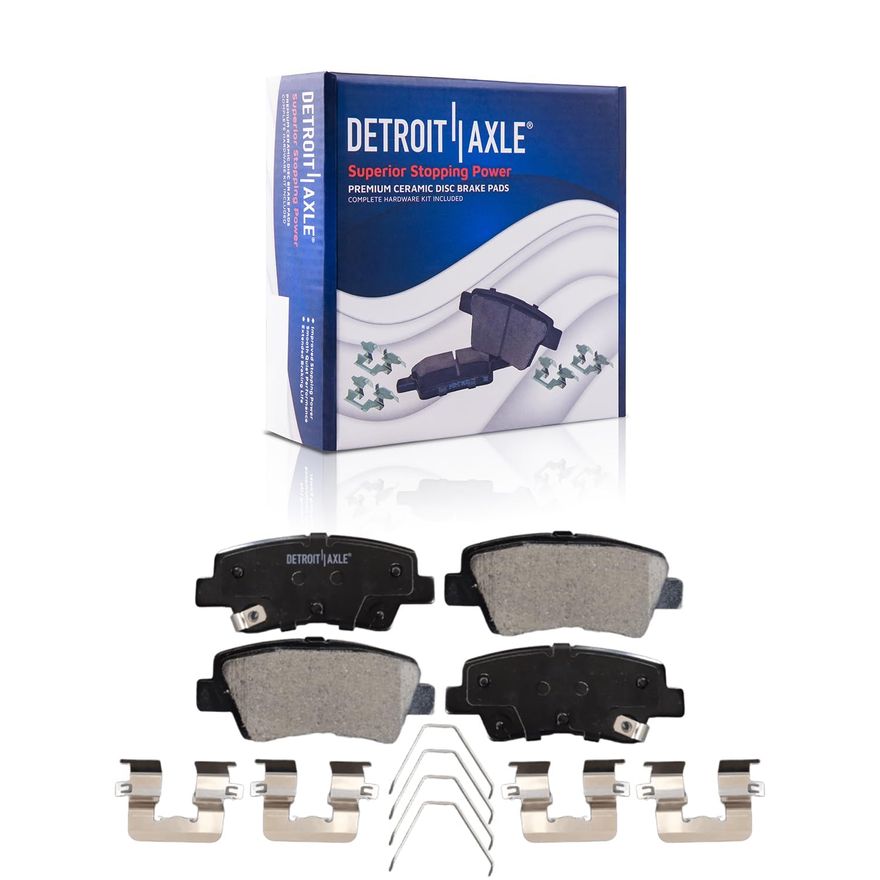 Rear Ceramic Brake Pad - P-1813 x2