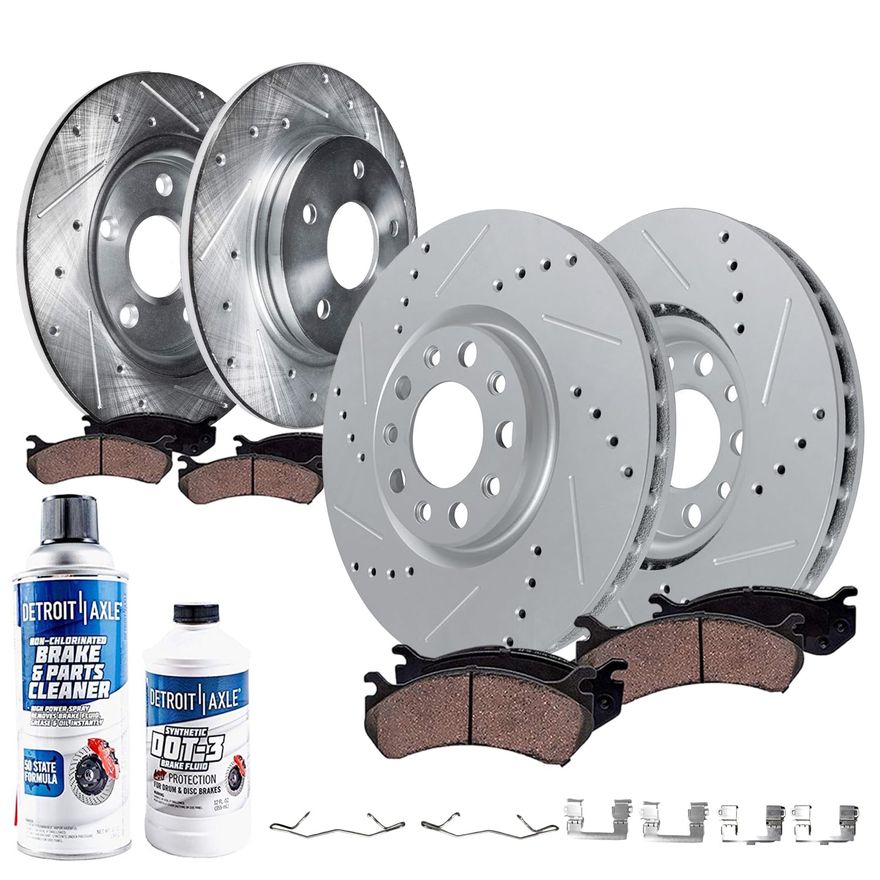 Main Image - Front Rear Rotors Brake Pads