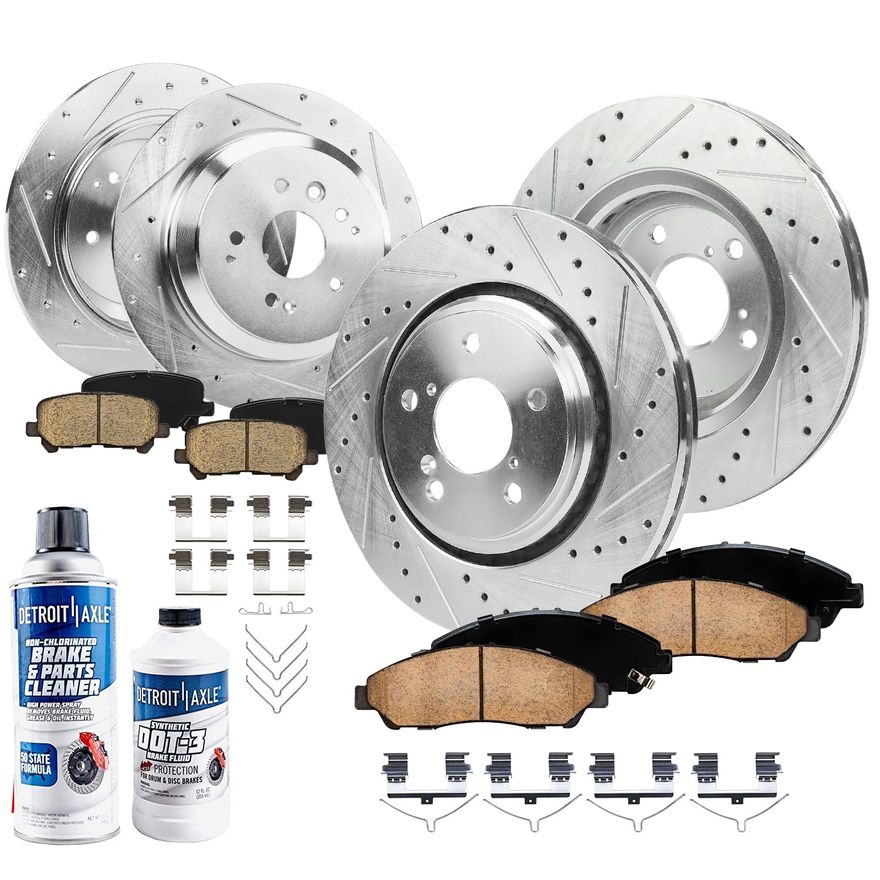 Main Image - Front Rear Rotors Brake Pads