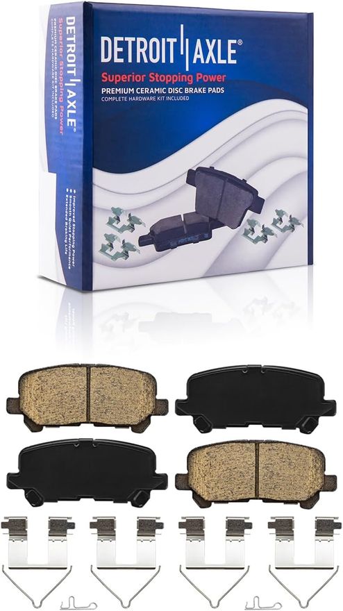 Rear Ceramic Brake Pad - P-1724 x2