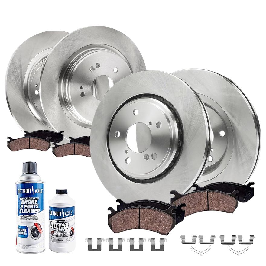 Main Image - Front Rear Rotors Brake Pads