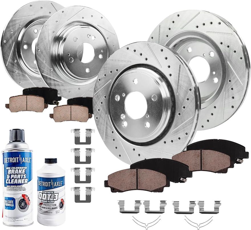 Main Image - Front Rear Rotors Brake Pads