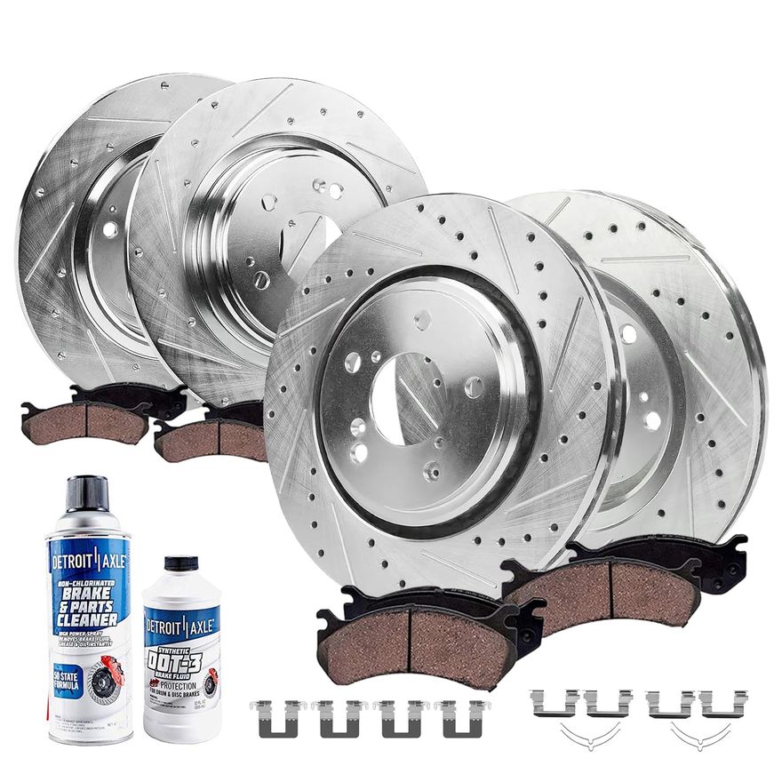 Main Image - Front Rear Rotors Brake Pads