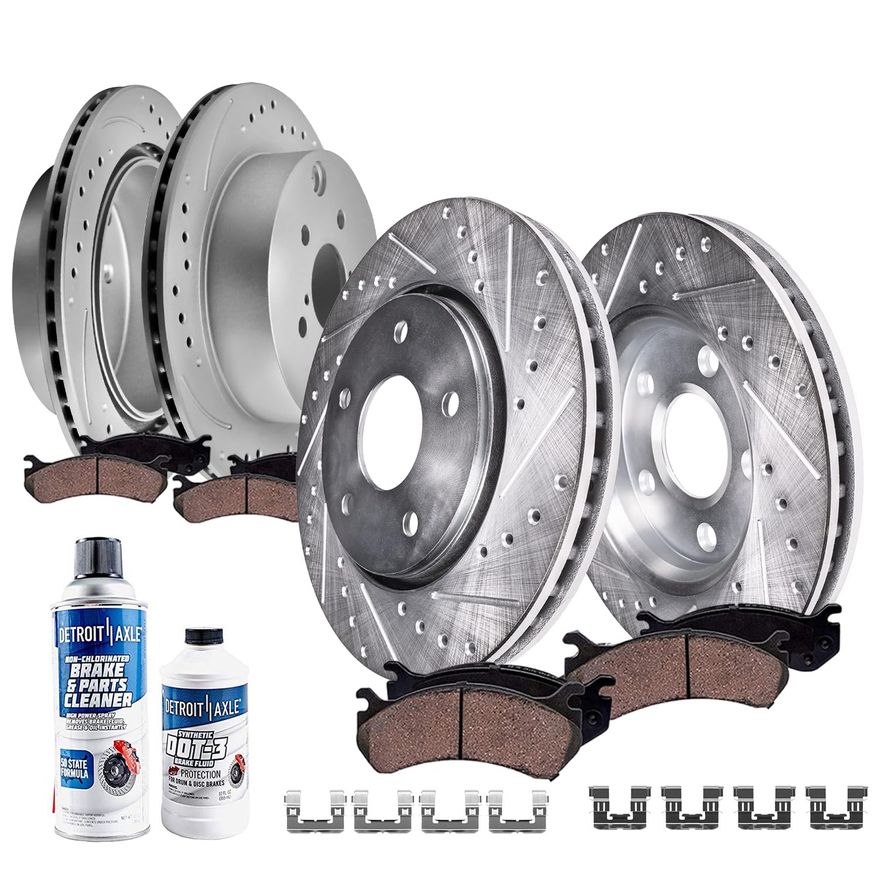 Main Image - Front Rear Rotors Brake Pads