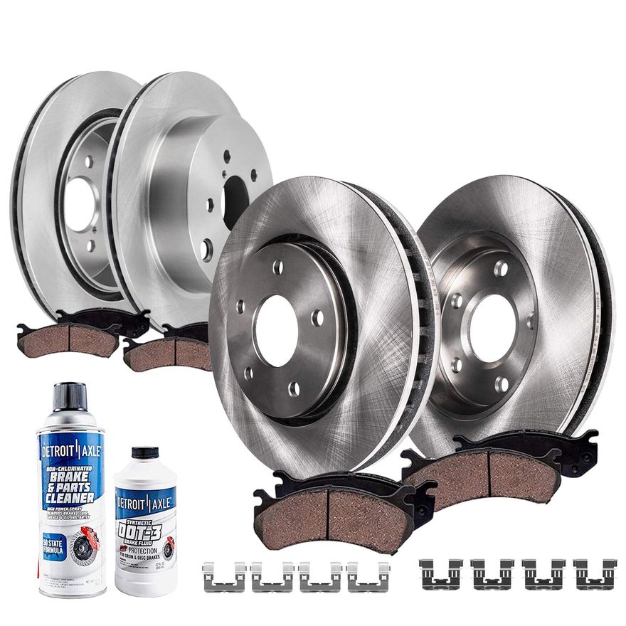 Main Image - Front Rear Rotors Brake Pads