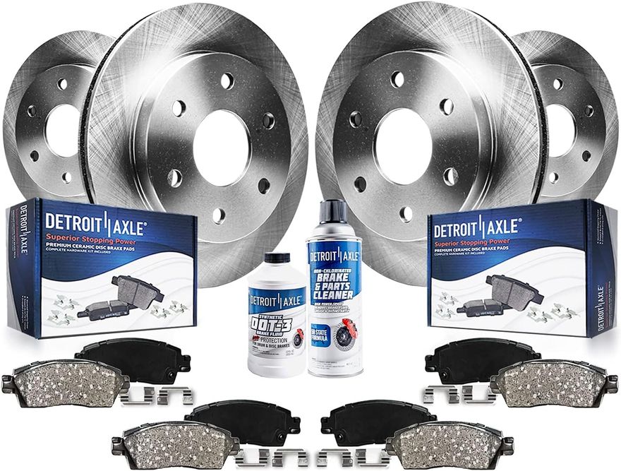 Main Image - Front Rear Rotors Brake Pads