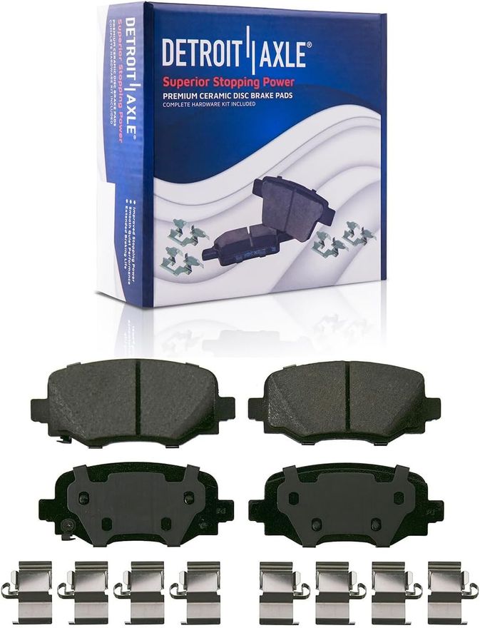 Rear Ceramic Brake Pad - P-1809 x2