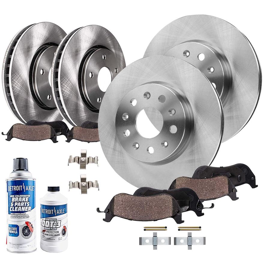 Main Image - Front Rear Rotors Brake Pads