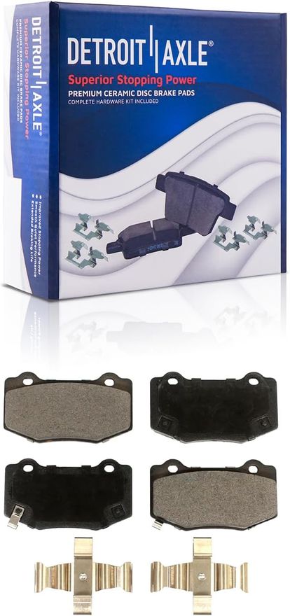 Rear Ceramic Brake Pad - P-1718 x2