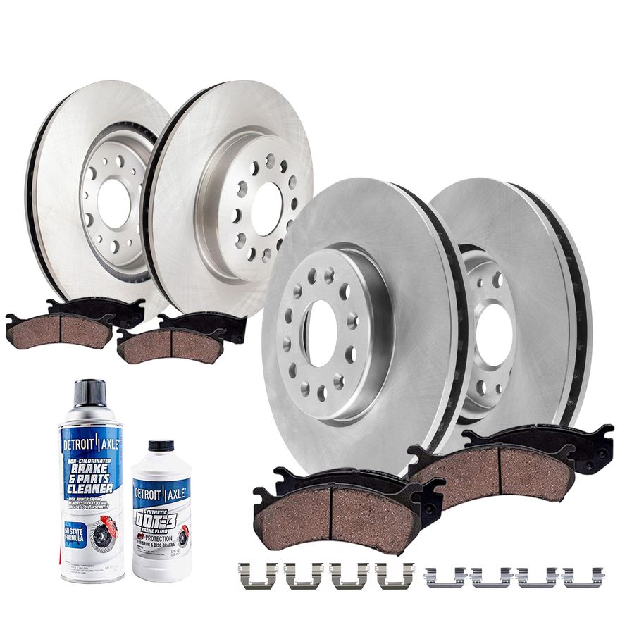 Main Image - Front Rear Rotors Brake Pads