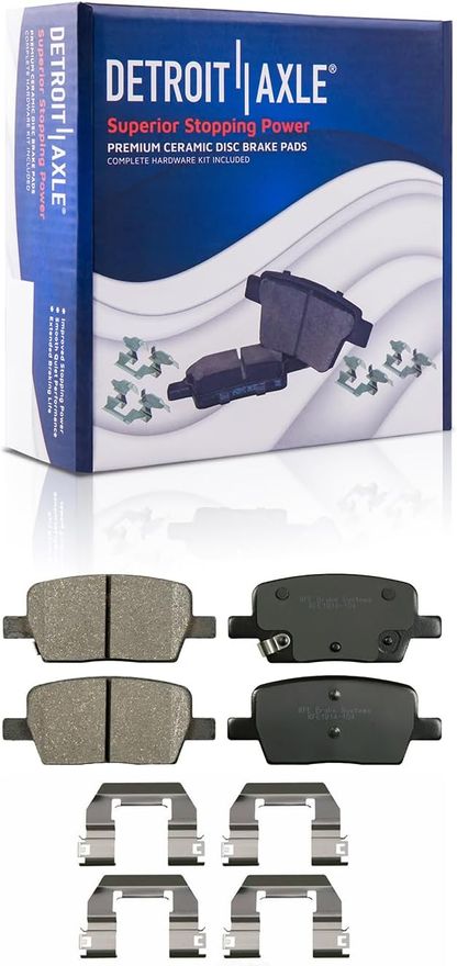 Rear Ceramic Brake Pad - P-1877 x2