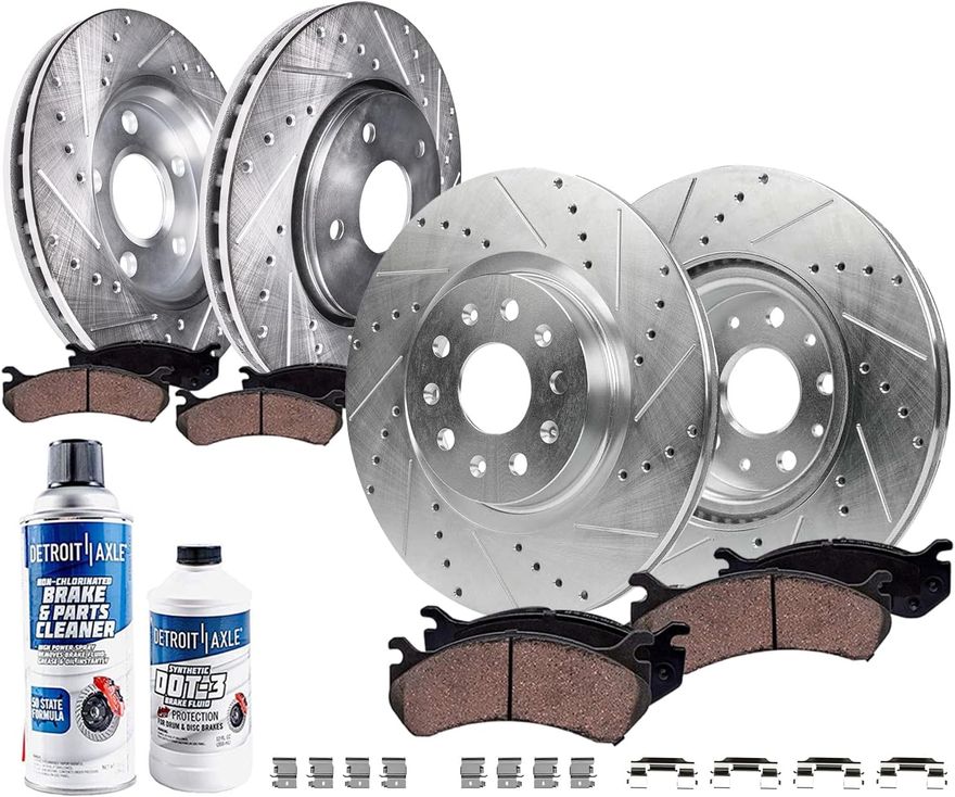 Main Image - Front Rear Rotors Brake Pads