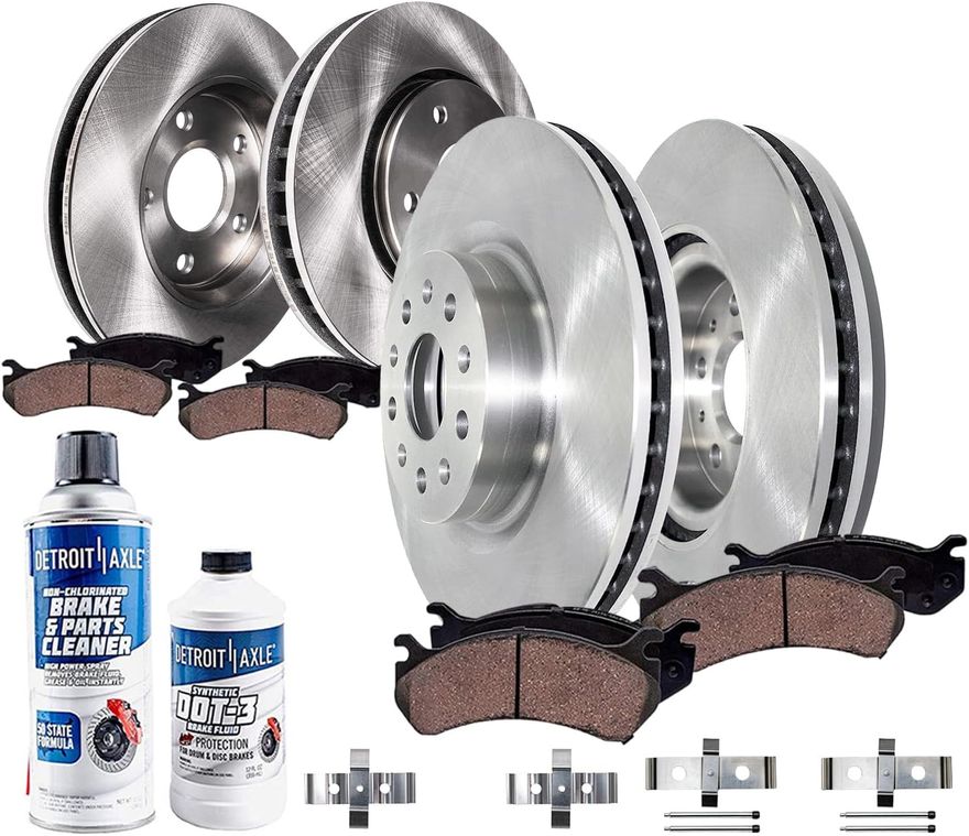 Main Image - Front Rear Rotors Brake Pads