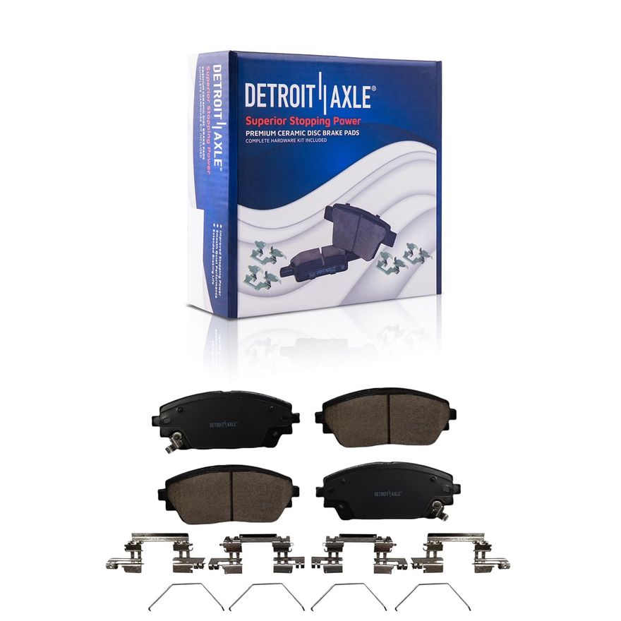 thumbnail image 2 of AM Autoparts Posi Ceramic Front Brake Pad & Rotor Kit For Mazda3 & Mazda5 (2004-2013) – 11.81" Vented Rotors, 10-Year Warranty 2 of 6