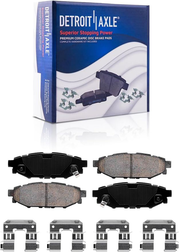 Rear Ceramic Brake Pad - P-1114 x2