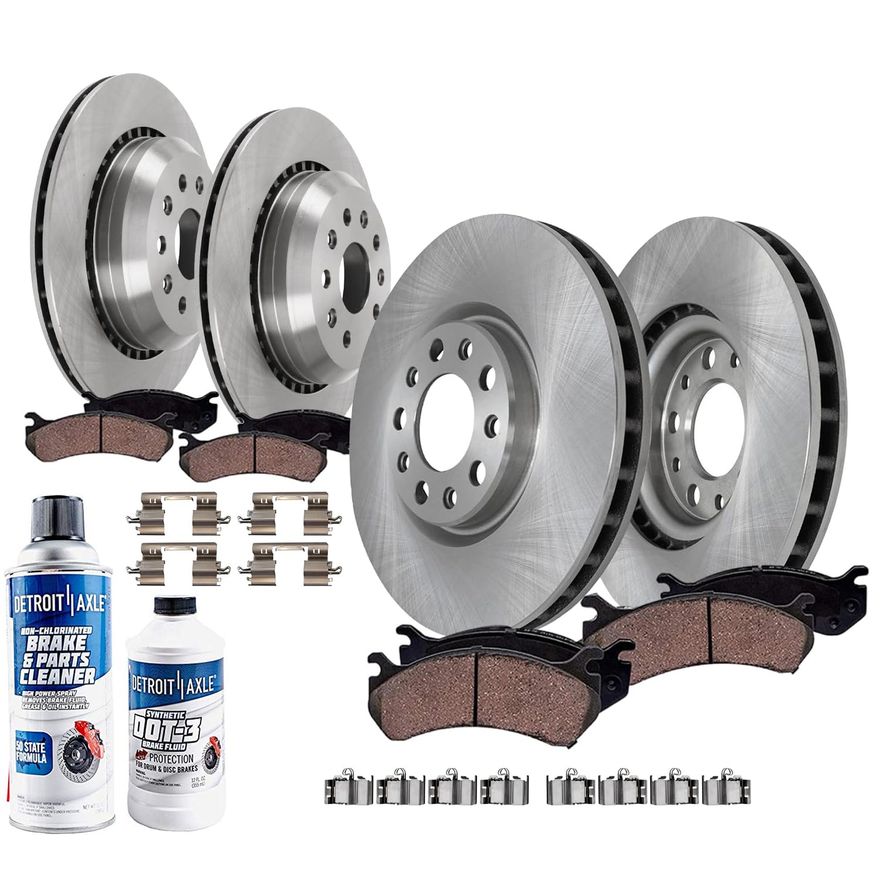 Main Image - Front & Rear Rotors Brake Pads