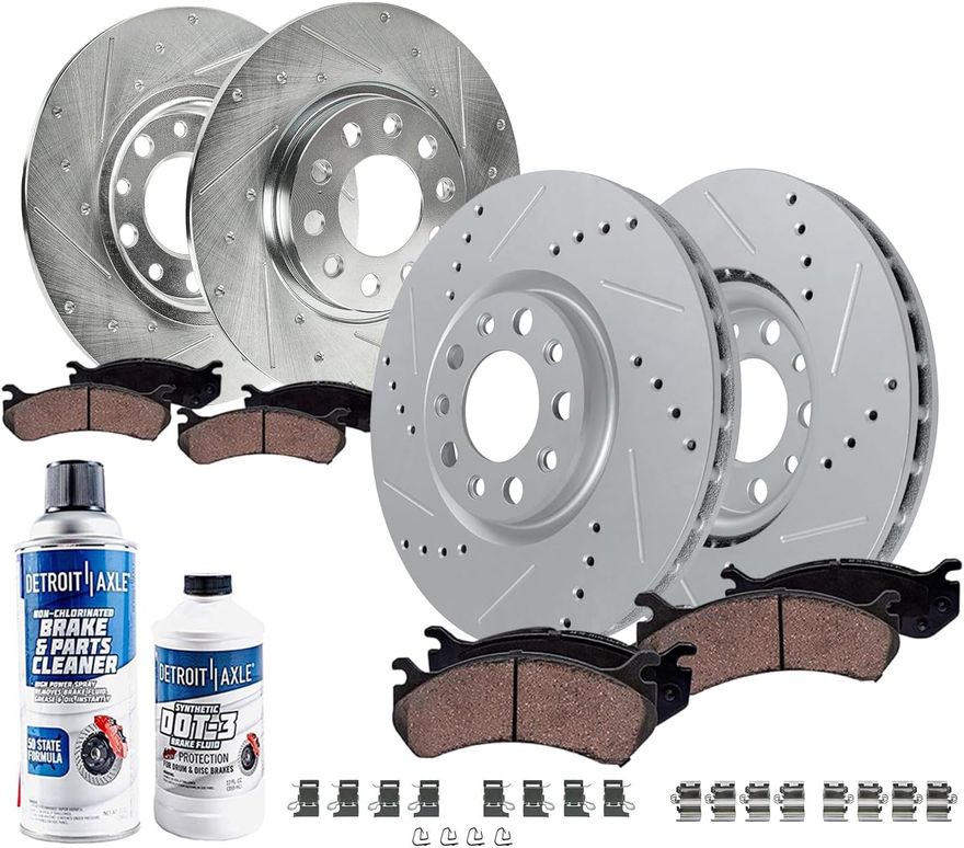 Main Image - Front Rear Rotors Brake Pads